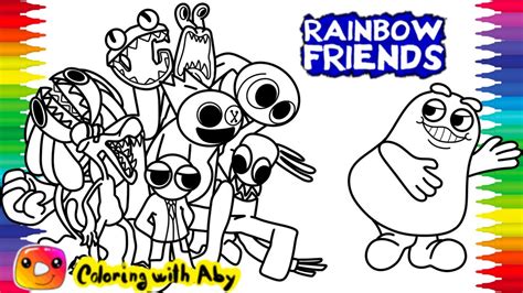 Rainbow Friends Vs Grimace Shake Coloring Pages Ncs Music Youtube
