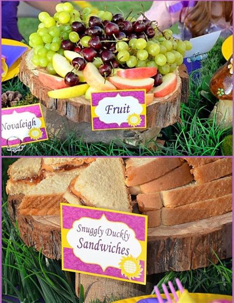 Pulling inspiration from a few of my favorite disney princesses, i created personal sizes. TANGLED Party Food Labels RAPUNZEL Girls by KROWNKREATIONS ...