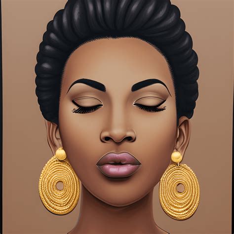 Beautiful African American Light Skinned Women · Creative Fabrica