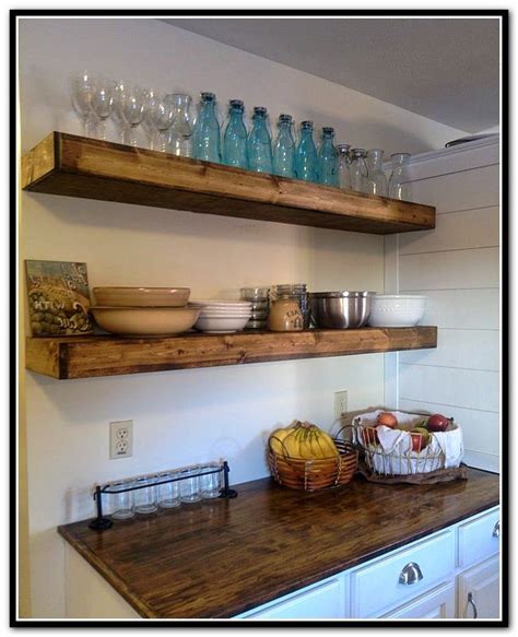 11 Floating Kitchen Shelves Design Ideas References Decor
