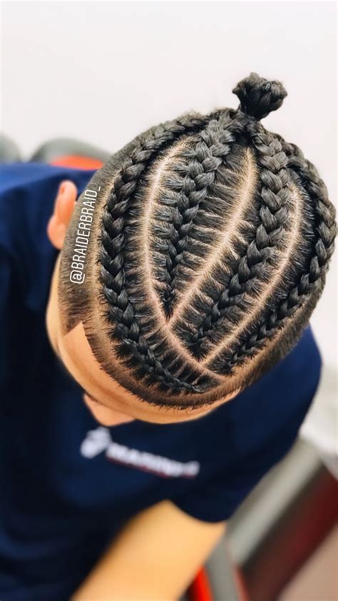 They can try out this hairstyle for improving the way in which. Men Braids in 2020 | Cornrow hairstyles for men, Braid ...