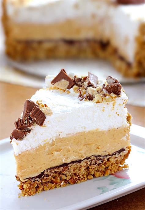 Gently spoon over chocolate layer. Peanut Butter Pie with Pretzel Crust - Sugar Apron