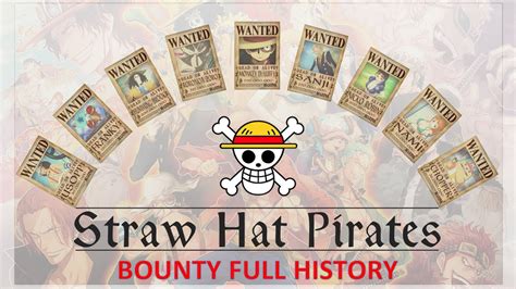 One Piece Straw Hat Pirates Members List Full History And Bounty