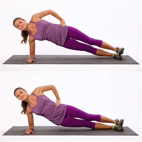 Side Plank Dip Best Crossfit Ab Exercises Popsugar Fitness Photo 12