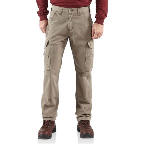 Carhartt Mens Cotton Ripstop Relaxed Fit Double Front Cargo Work Pants