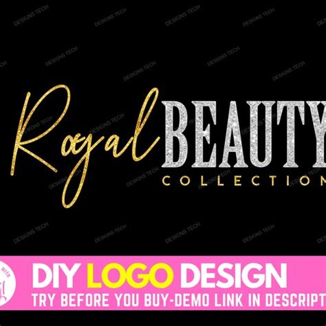 Diy Beauty Logo Boutique Logo Fashion Logo Makeup Logo Etsy