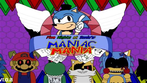 Fnas Maniac Mania Intro Secret And Characters Youtube