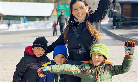 Paty Manterola Y Sus Hijos Mira Lo Grandes Y Guapos Que Est N Foto