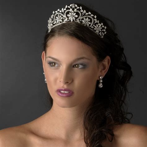 Stunning Crystal Tiara For Quinceanera Mis Quince Anos Prom Or Holiday
