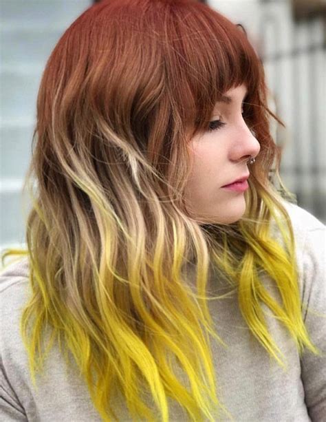Gorgeous Brown And Yellow Hair Color Shades For 2019 Yellow Hair Color