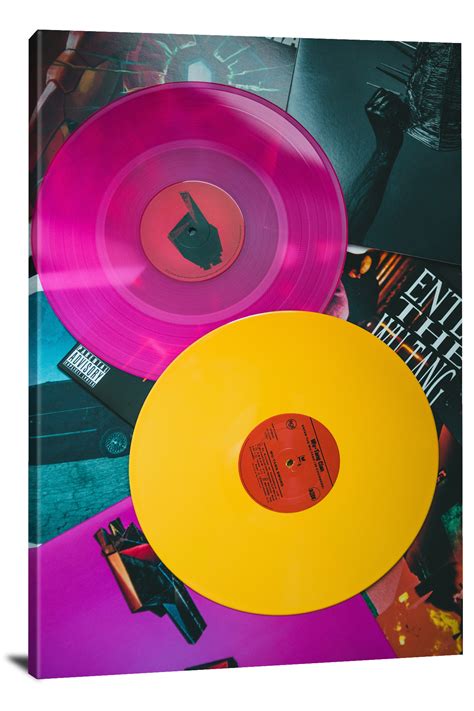 Colorful Records 2020 Canvas Wrap