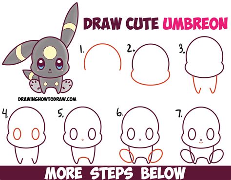 Learn How To Draw Cute Pokemon Drawings Easy In A Few Simple Steps