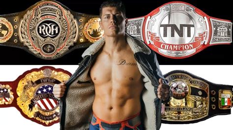 All Cody Rhodes Rohnwanjpwaew Title Wins 2017 2021 Todos Los