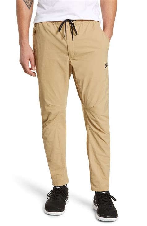 Nike Nsw Woven Track Pants In Natural For Men Lyst