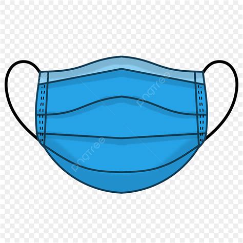 Medical Masks Clipart Transparent Png Hd Blue Hand Drawn Medical Face