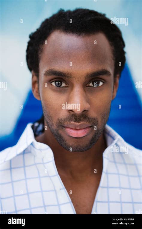 Portrait Of African Man Stock Photo Alamy