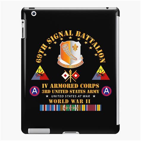 Army 69th Signal Bn Iv Armored Corps 3rd Army Wwii W Svc Ipad