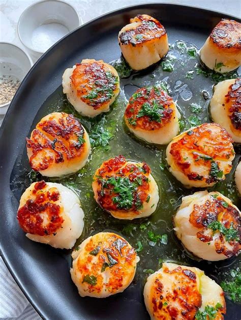 Basil Butter Scallops With Moroccan Couscous Jz Eats