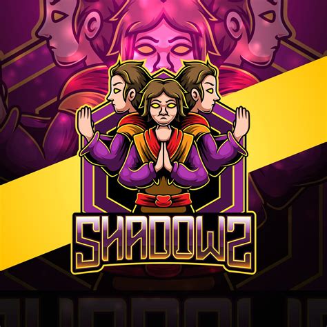 Shadow Esport Mascot Logo Design 10314775 Vector Art At Vecteezy