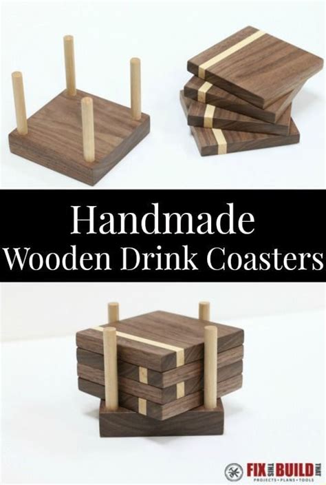 Diy Wooden Drink Coasters Fixthisbuildthat Homemade