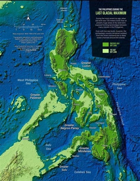 The Philippines During The Last Glacial Maximum 20000 Years Ago During
