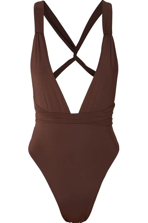 Myra Farrah Swimsuit Brown About Icons