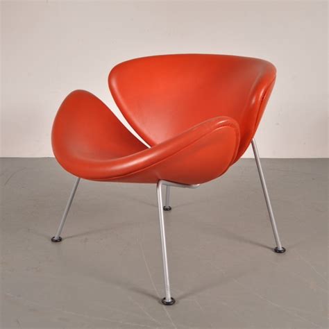 Orange Slice Lounge Chair By Pierre Paulin For Artifort 1950s 52786