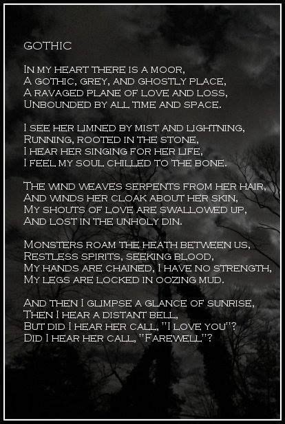 Gothic Love Poems