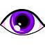 Violet Eye Design  Free Clip Art