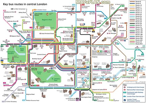 Definite London Tube Map With Attractions Pdf London Tube Map With