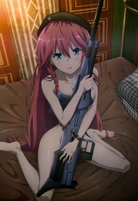 asami lilith nyantype trinity seven absurdres highres official art scan 10s 1girl