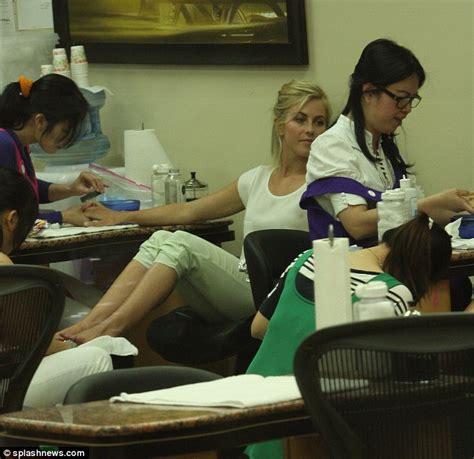 Julianne Hough And Olivia Munn Bump Into Each Other At The Nail Salon