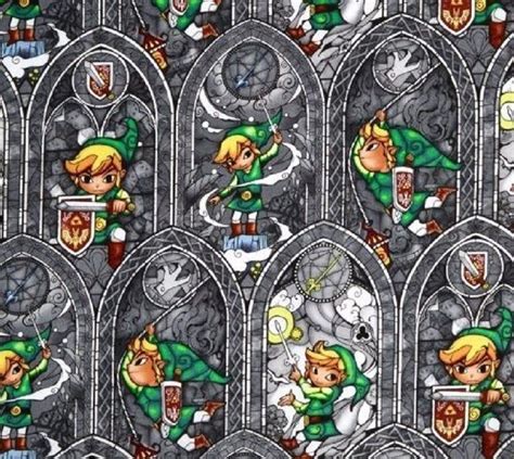 Legend Of Zelda Sword Powers Fabric Link Fabric Licensed Nintendo