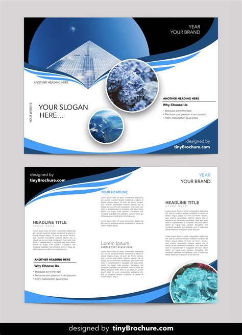 Printable Blank Brochure Templates Free Download Word Ads Design World