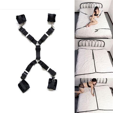 Koop Under Bed Hand Cuff System Restraint Fetish Bondage BDSM Strap Kit Sex Toy Game Online