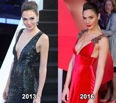 Beforeafter Gal Gadot Really Bulked Up For Her Role As Wonder Woman