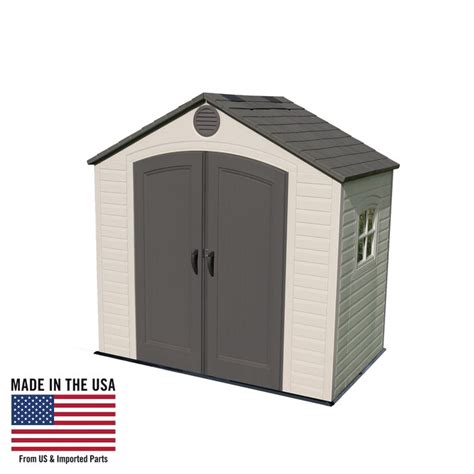 Lifetime 8 Ft W X 5 Ft D Plastic Storage Shed And Reviews Wayfair
