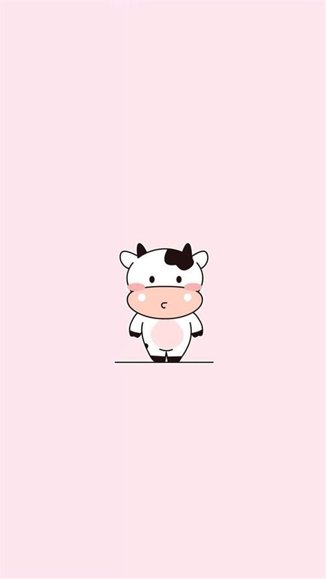 Cute Aesthetic Iphone Pink Cow Print Wallpaper Canvas Nexus