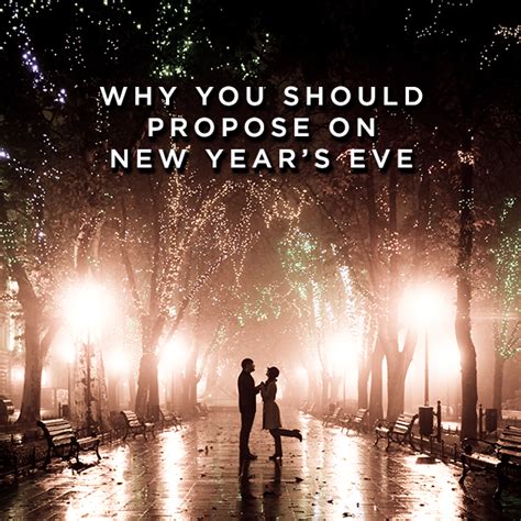 Why You Should Propose On New Years Eve