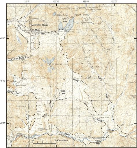 Pre‐1980 Topographic Map Of Mount St Helens Showing The Volcano Download Scientific Diagram