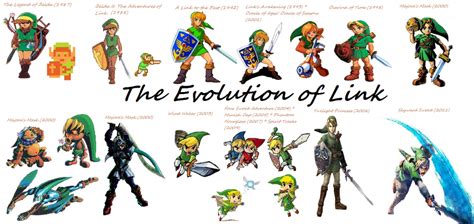The Evolutions Of Link By Gothickitten123 On Deviantart