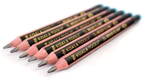 Bear Claw Pencils 6 Pack Fat Thick Triangular Grip Graphite Pencil 2b