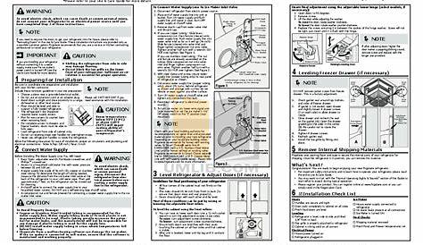 PDF manual for Frigidaire Refrigerator Gallery FGUN2642L