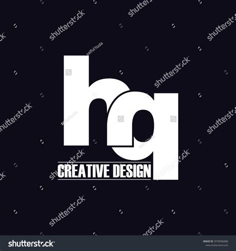 Letter Hq Simple Logo Design Vector Stock Vector Royalty Free