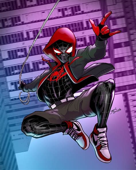 Miles Morales Glen Canlas Marvel Spiderman Art Spiderman Art