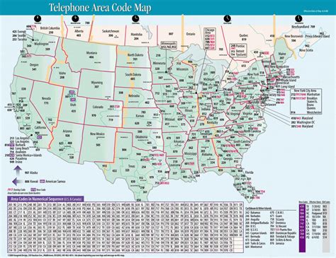 Lincmad S Area Code Map With Time Zones Us Area Code Map Printable My