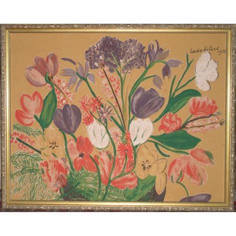 Lucie Valore French Impressionist Oil Painting Floral Still Life
