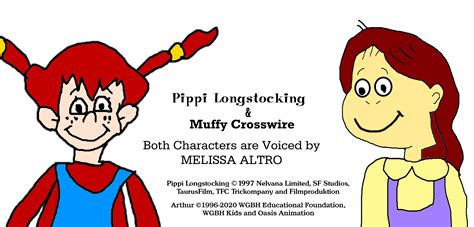 Pippi Longstocking And Muffy Crosswire From Arthur By