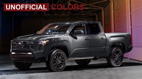 2024 Toyota Tacoma Trd Brandishes All Juicy Color Options Albeit Only