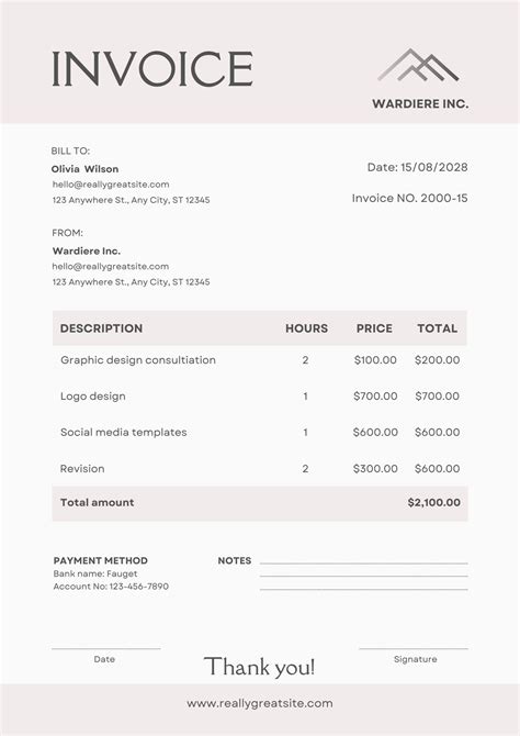 Free Printable Professional Invoice Templates To 43 OFF
